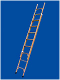 Лестница раздвижная диэлектрическая 8 м  28 ступ. / ЛСПР-8 Профи 73 трос